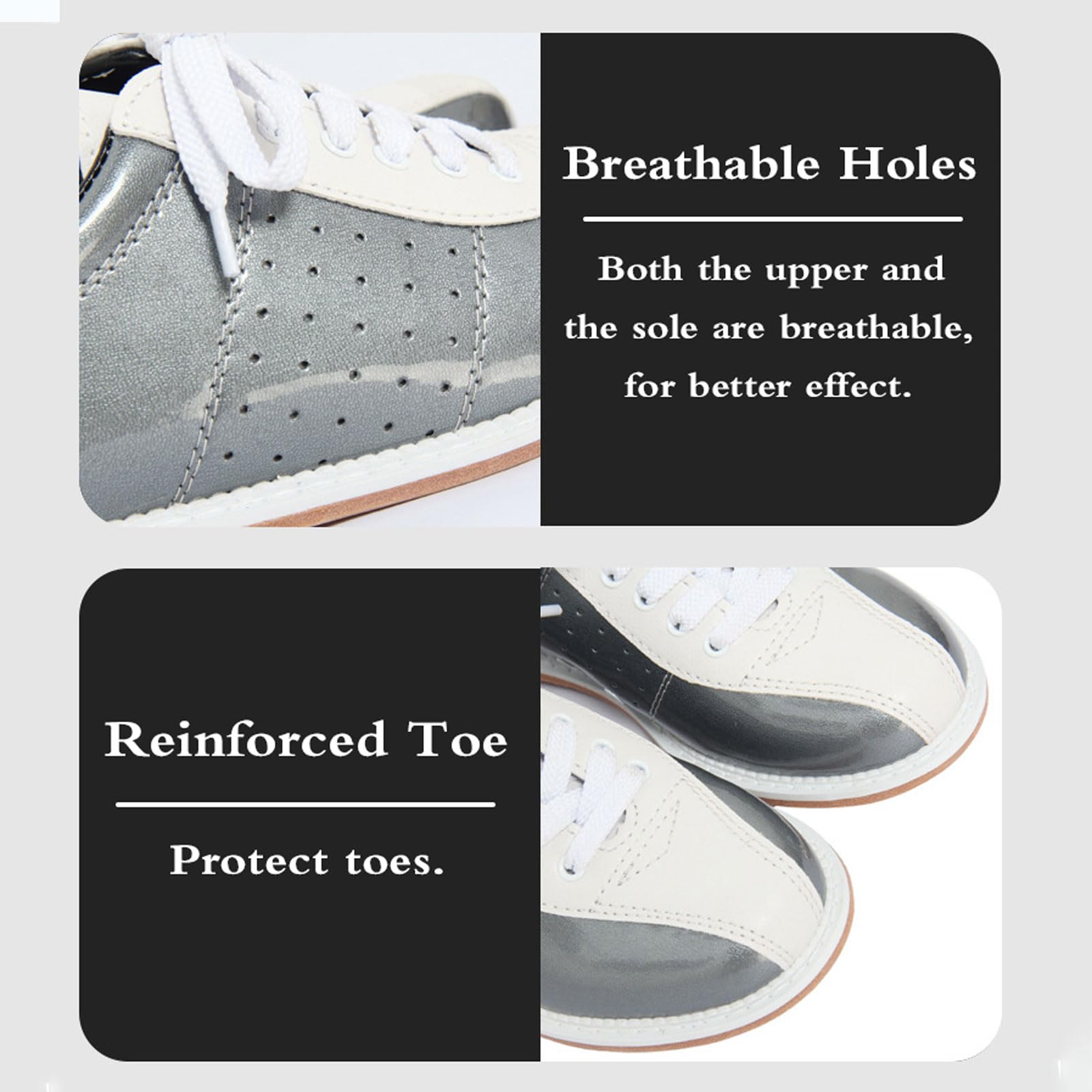 Bowlingschuhe Damen,Bowlingschuhe Herren,Unisex Bowlingschuhe,Rasen Bowlingschuhe,Bowlingschuhe Jugendliche,Erwachsene Bowlingschuhe,Bufferatmungsaktiv,Leichtes,FüR Den Innen,AußEnbereich