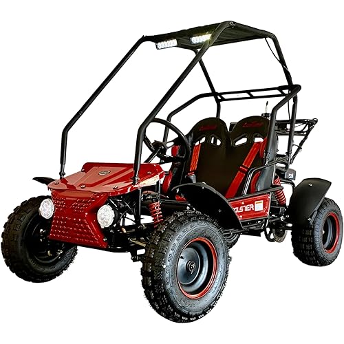 Venom Ultimate 125CC Premium 2-Seater Go Kart GK-6125B – Automatic with Reverse, LED Headlights, Safety Speed Governor, Kids & Adults Off-Road Buggy