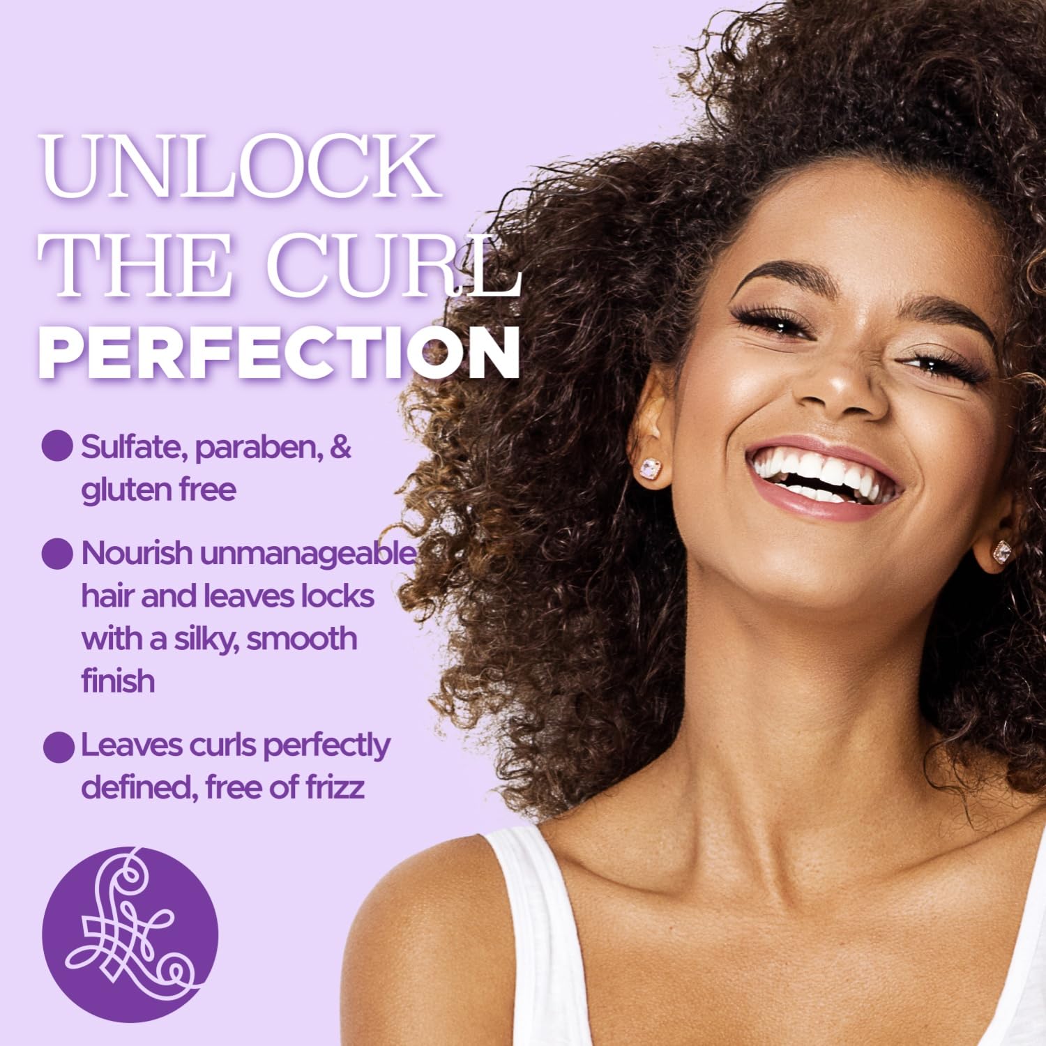 Luseta Curl Defining Cream Enhances Waves and Curls Hydrating and Moisturizing Leave in Cream for Curly Hair Frizz Control Add Shine Sulfate Free 5.07 oz - Image 8