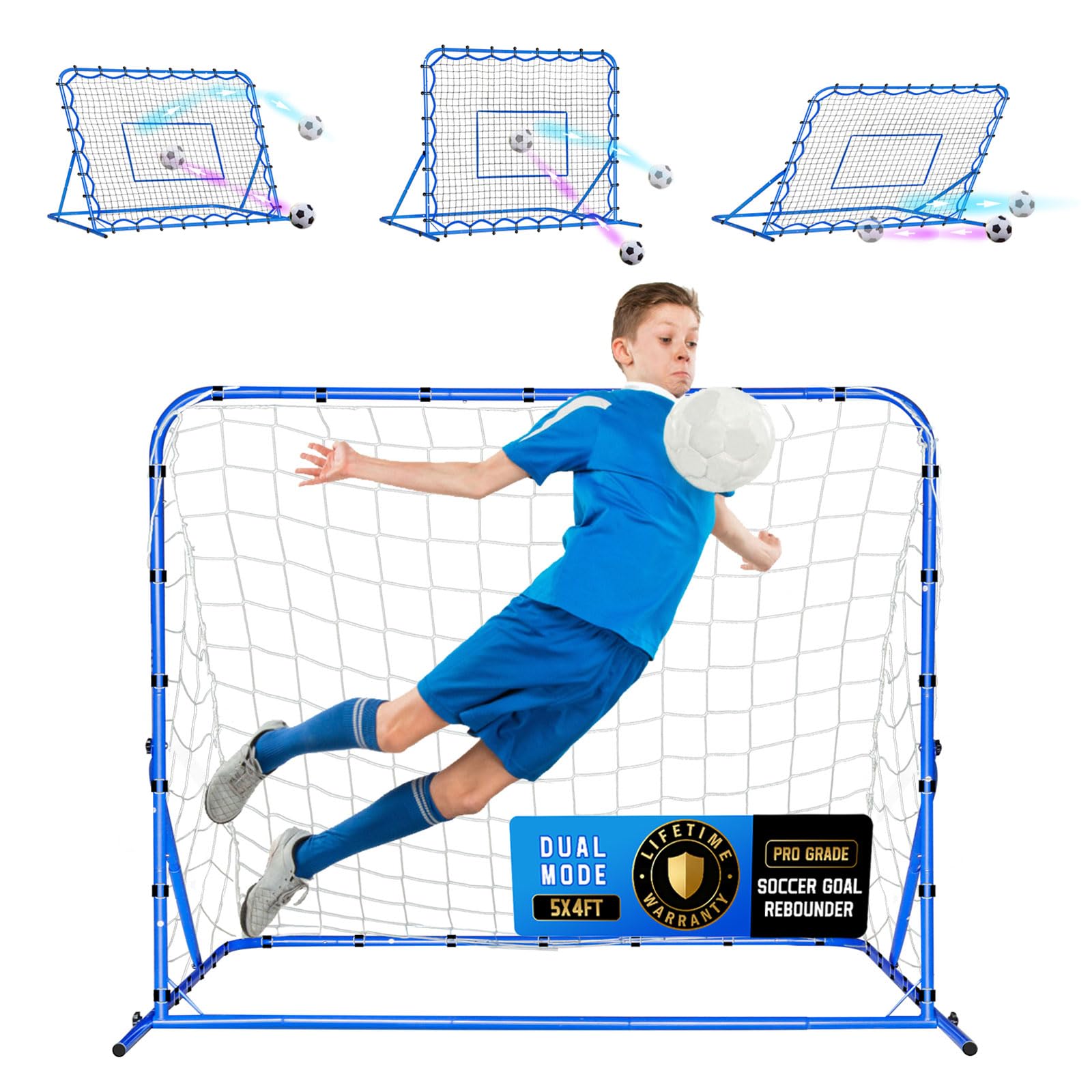 Soccer Baseball Rebounder Soccer Goal Net, Volleyball Rebound Pitchback Net