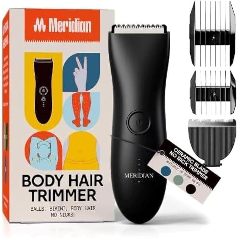 Aparador corporal MERIDIAN The Starter Package com lâmina cerâmica substituta — Onyx