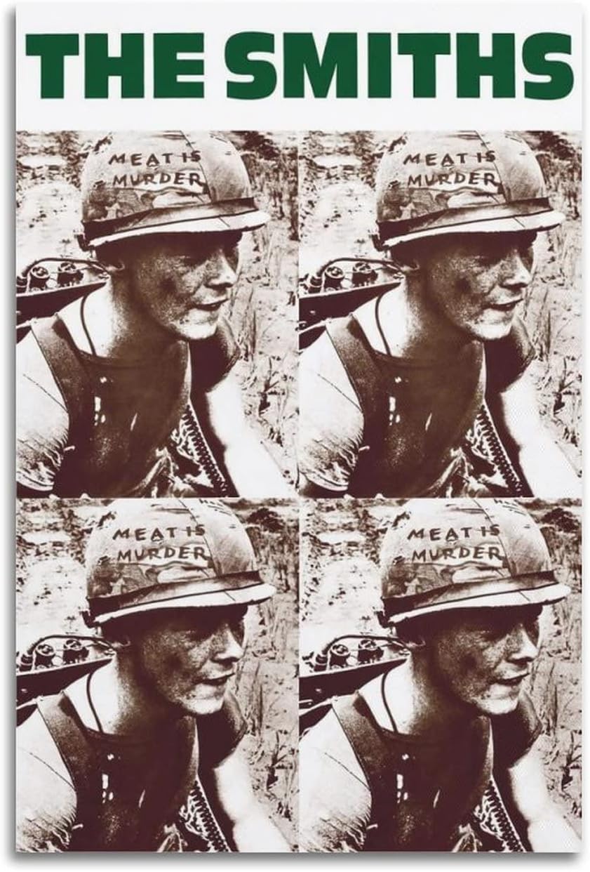 The Smiths Meat is Murder Music Poster Posters for Room Aesthetic Canvas Wall Art Bedroom Decor 12x18inch(30x45cm)