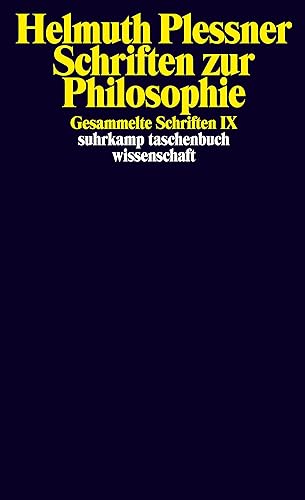 Gesammelte Schriften in zehn Bänden: IX: Schriften zur Philosophie (suhrkamp taschenbuch wissenschaft)