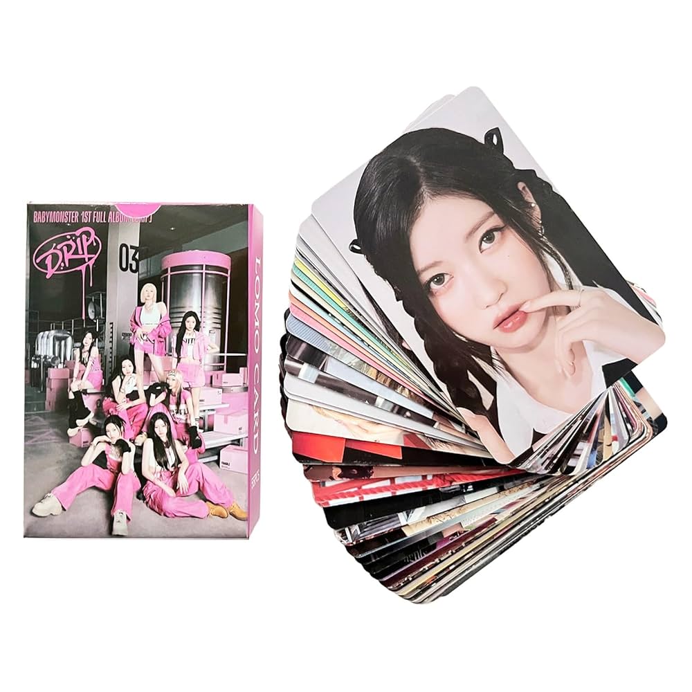 Amazon.co.jp: FOURBOM ベビーモンスターフォトカード 55枚 DRIP