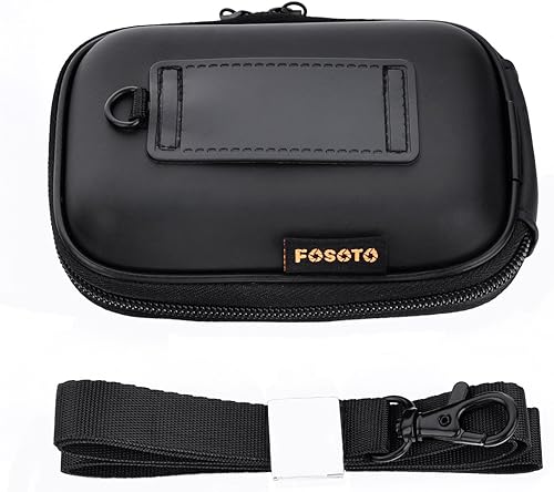 Miniatura 9 de FOSOTO Snug Fit - Funda negra para cámara compatible con Canon PowerShot ELPH 180 190 360 HS SX620 A2300 IXUS 285 180 G9X, Sony Cyber-Shot DSC-W830
