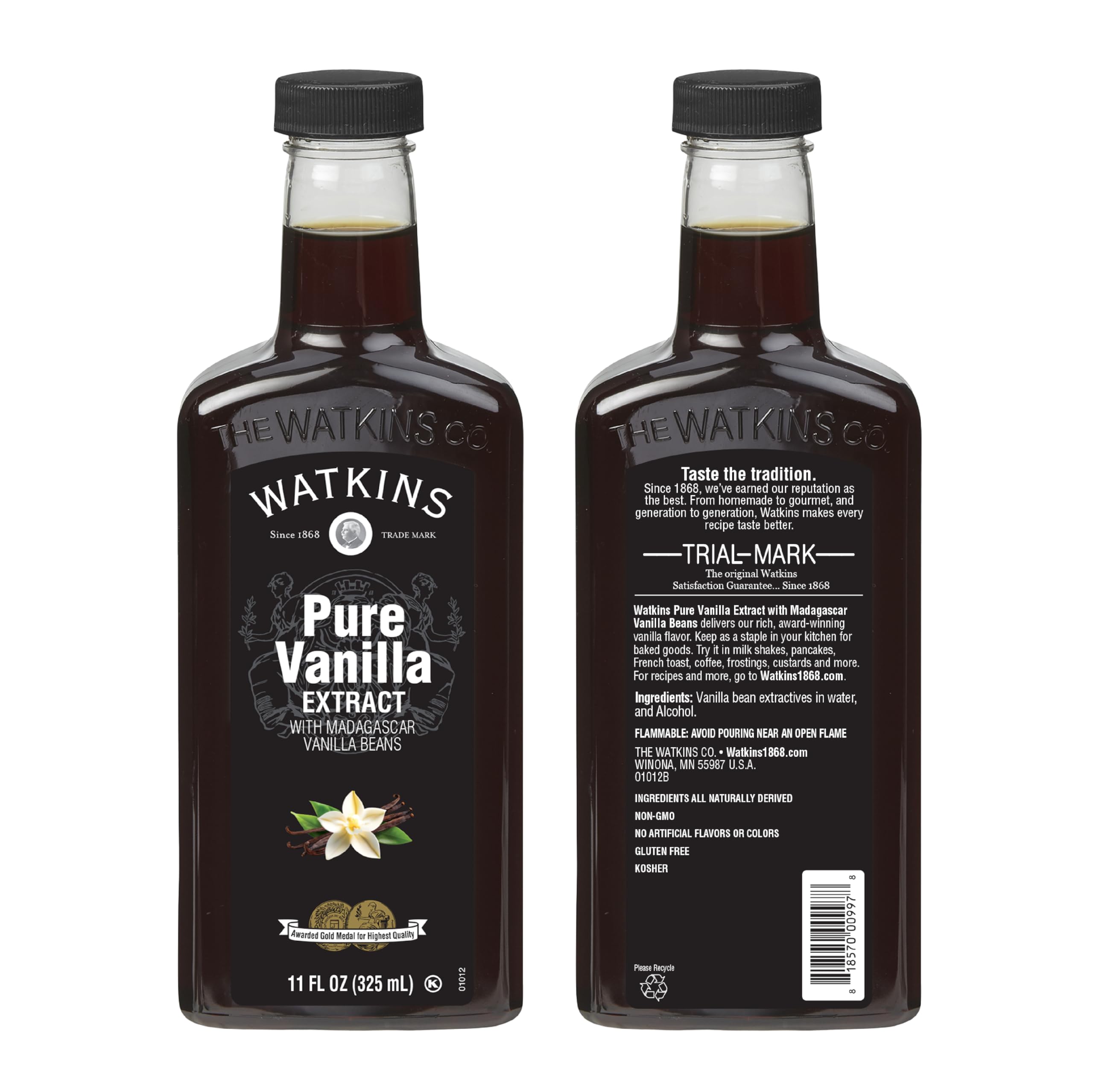 JR Watkins - czysty ekstrakt z wanilii burbon z Madagaskaru - 325 ml