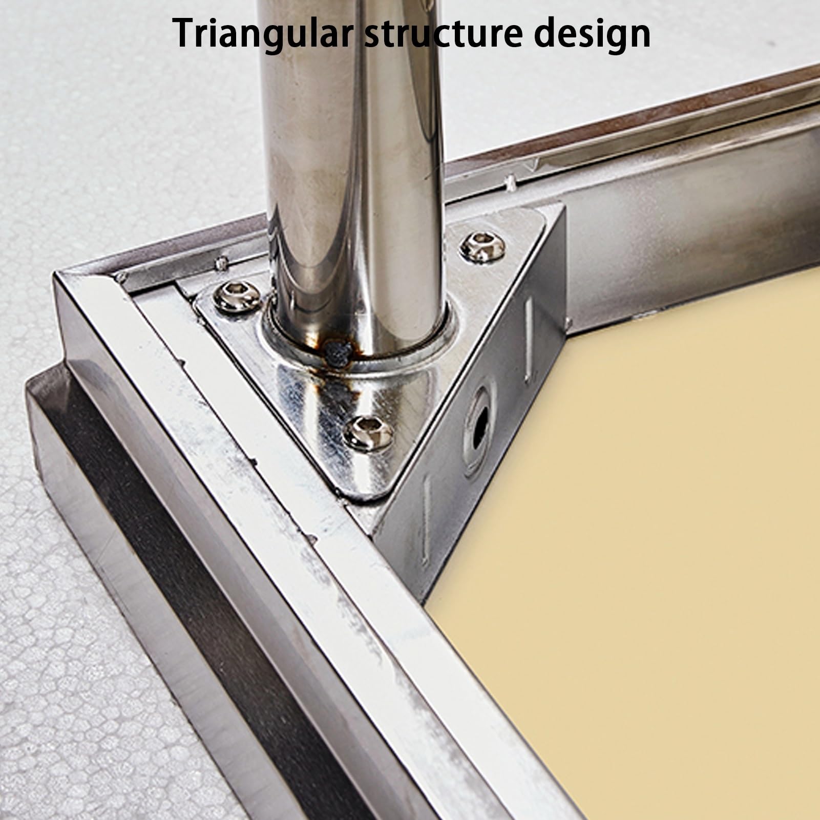Mesa de trabajo de acero inoxidable resistente, mesa de preparación comercial para cocina, restaurante, garaje, preparación de alimentos y fácil de limpiar, perfecta para chefs profesionales y