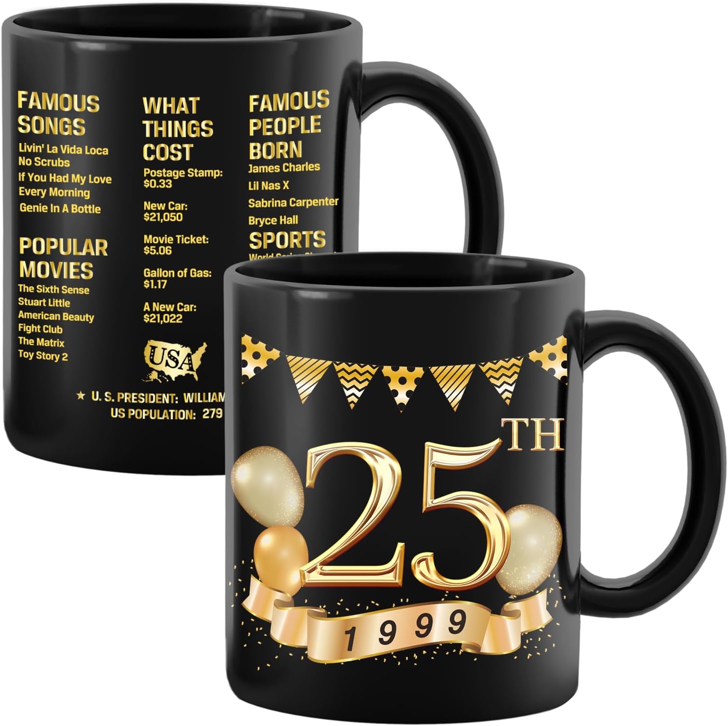 25th Birthday Gifts For Men Women, Gift For 25 Years Old