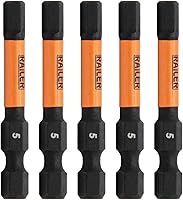 Vista 14 de Broca de Impacto Hexagonal de 7/32" - Brocas Hexagonales Railer de Llave Allen para Taladro. Brocas Hexagonales de Acero S2 de 2 pulgadas