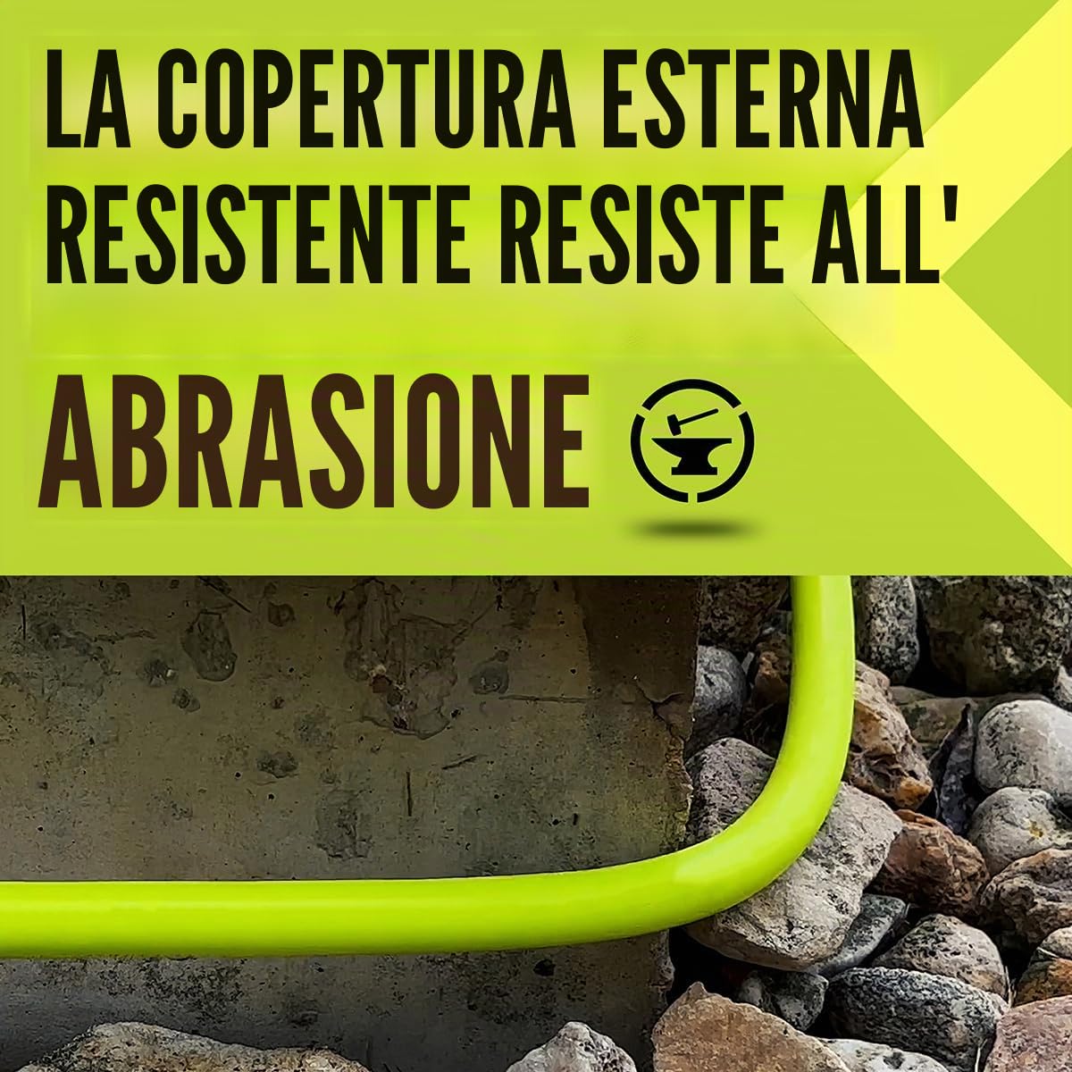 Flexzilla ZillaGreen HFZG5100YW-E Tubo flessibile da giardino, 1,5 cm x 30 m, resistente, leggero, durevole, verde