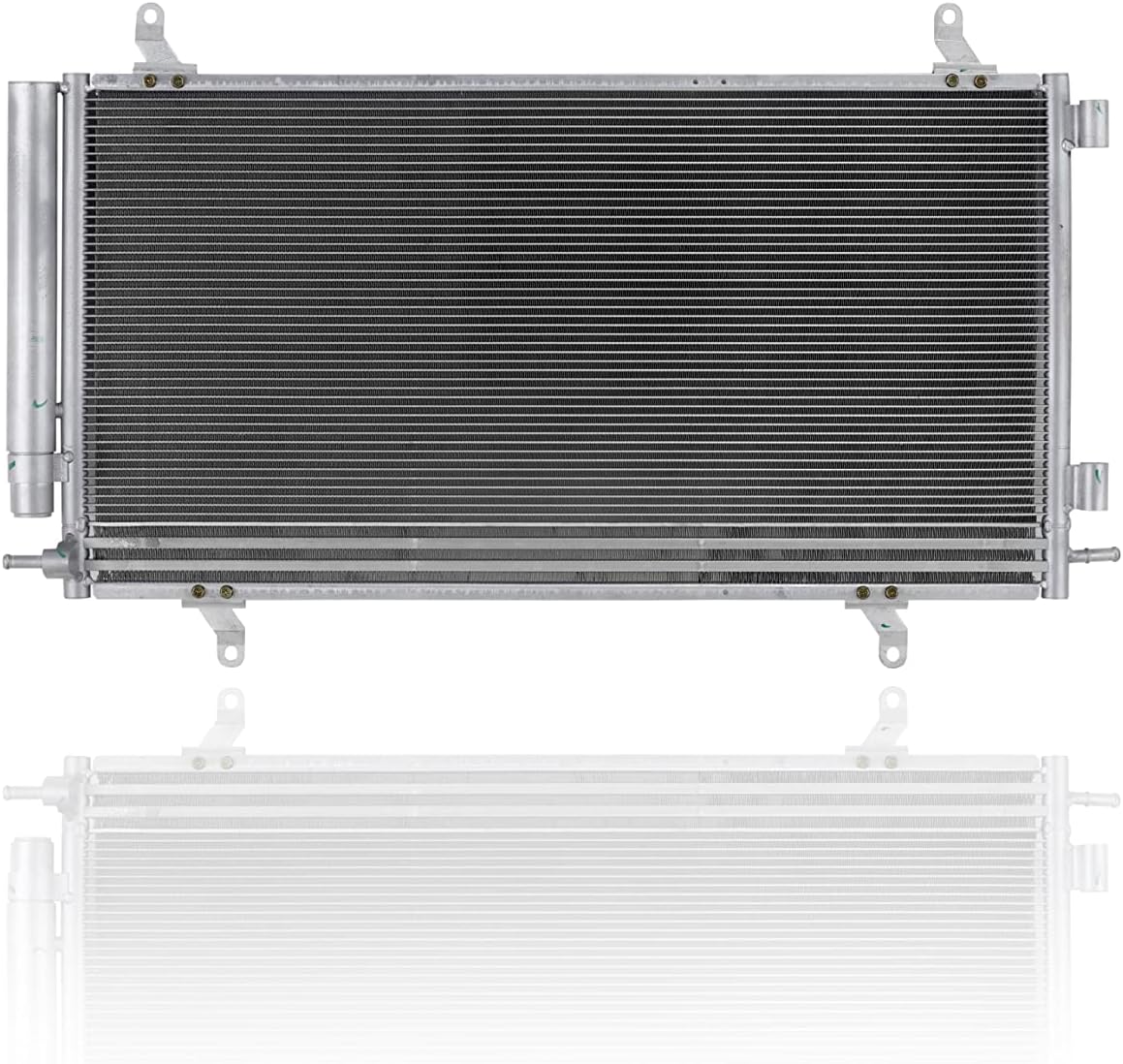 A/C Condenser - Pacific Best Inc. Compatible/Replacement for 4119 12-15 Chevrolet Camaro Convertible LT, 12-12 Conv Coupe LS, 12-15 Coupe LT/LS - With Receiver & Dryer, Transmission Oil Cooler