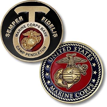 U.S. Marine Corps Base Camp Pendleton, CA Challenge Coin