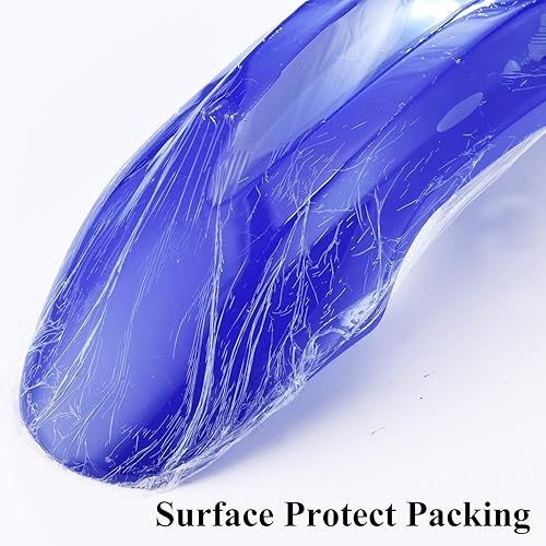 Miniatura 7 de CLEO - Kit de trabajo de carenado de plástico para guardabarros, kit de guardabarros de plástico de 7 piezas para CRF70 Mini Dirt Bikes, color negro