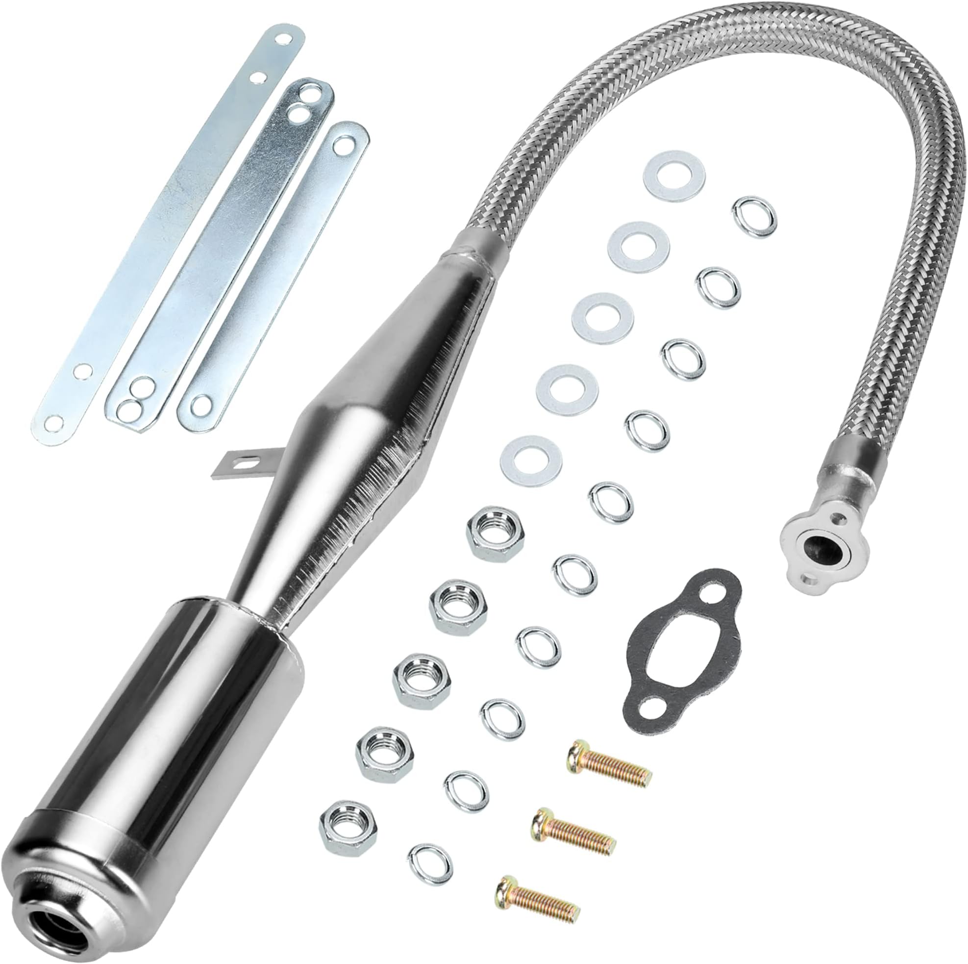 80cc bike motor exhaust Outlet
