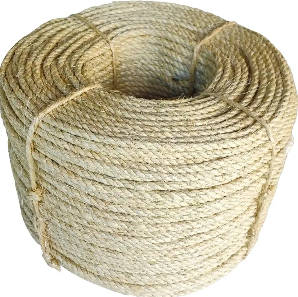 Corda de Sisal 20 Metros x 5 para Arranhador de Gato