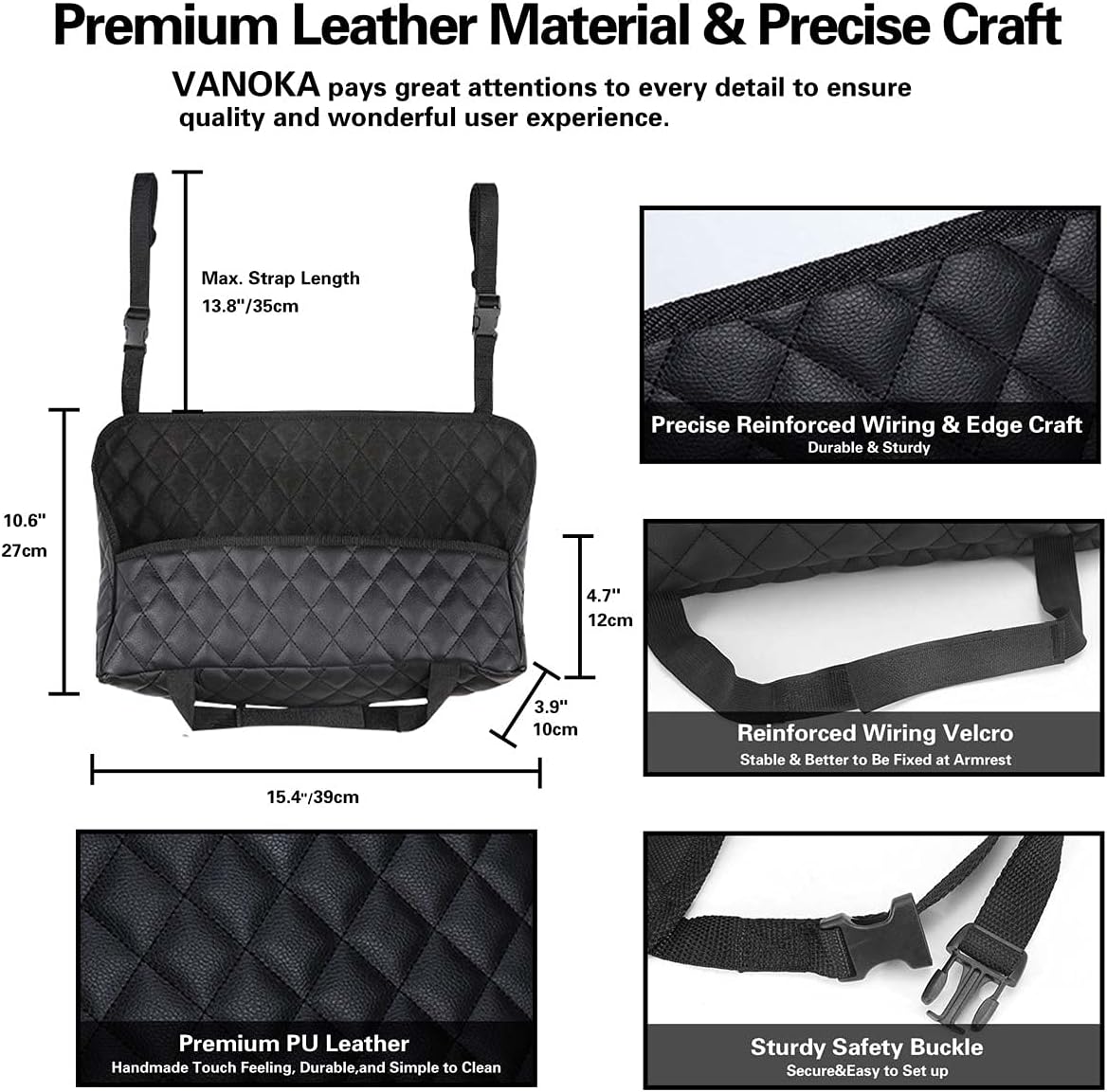 VANOKA Capacity Headrest Reinforced Organizer Photo