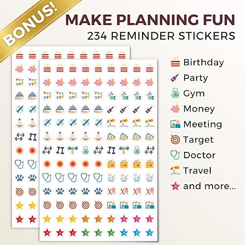 Miniatura 25 de CRANBURY Calendario de escritorio pequeño 2025-2026, abatible de pie de 8 x 6 pulgadas, uso ahora hasta diciembre de 2026, calendario de escritorio