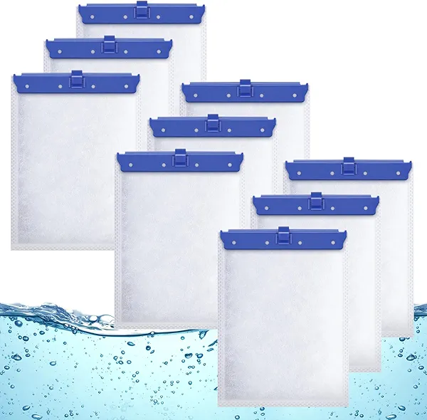 Kucbraly Aquarium Filter Cartridge for Whisper Bio Bag Power Filters, 9 Pack Assembled Large Filter Cartridges for Fish Turtle Tank Aquarium