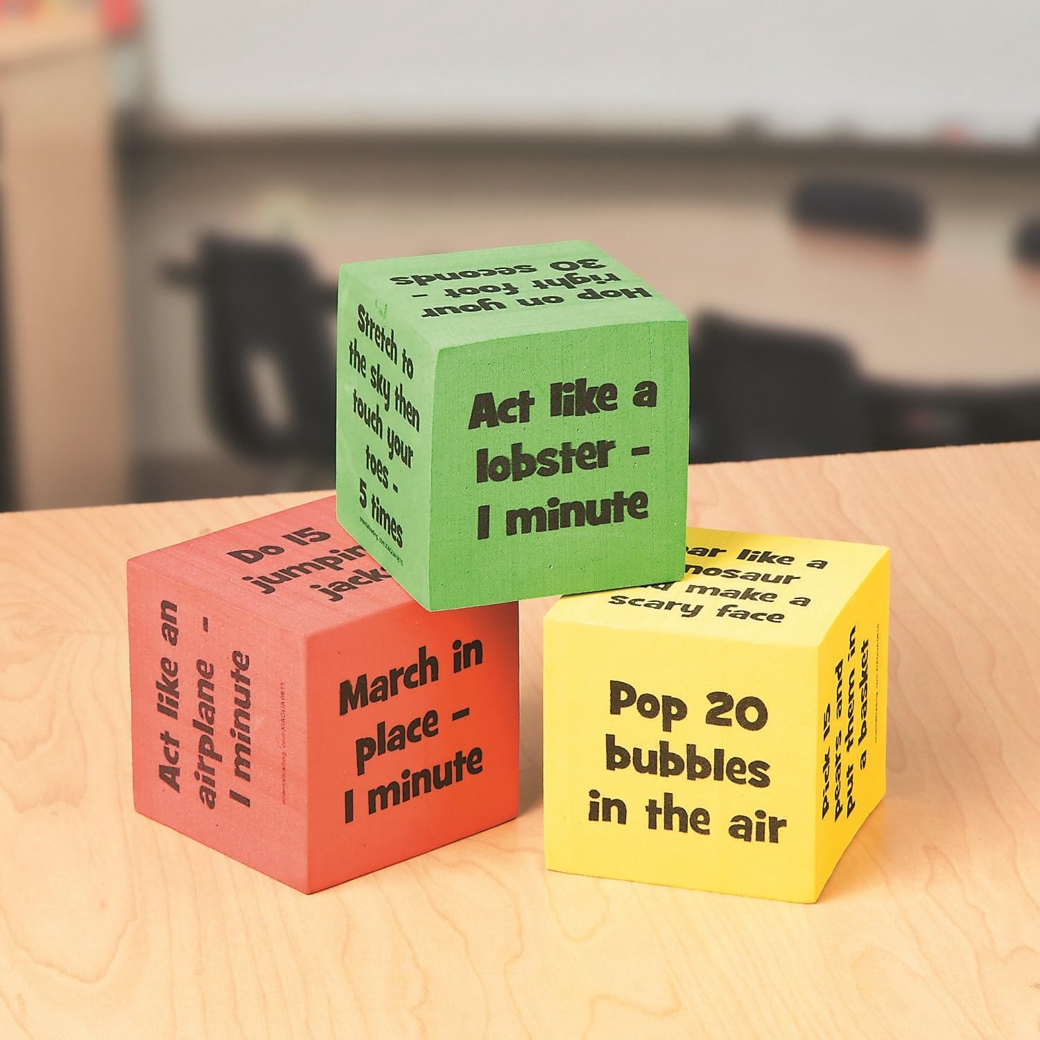 Classroom Brain Break Bundle - Grab & Go Brain Break Activities - 30 Pc. and Classroom Brain Break Activity Dice - 12 Pc.