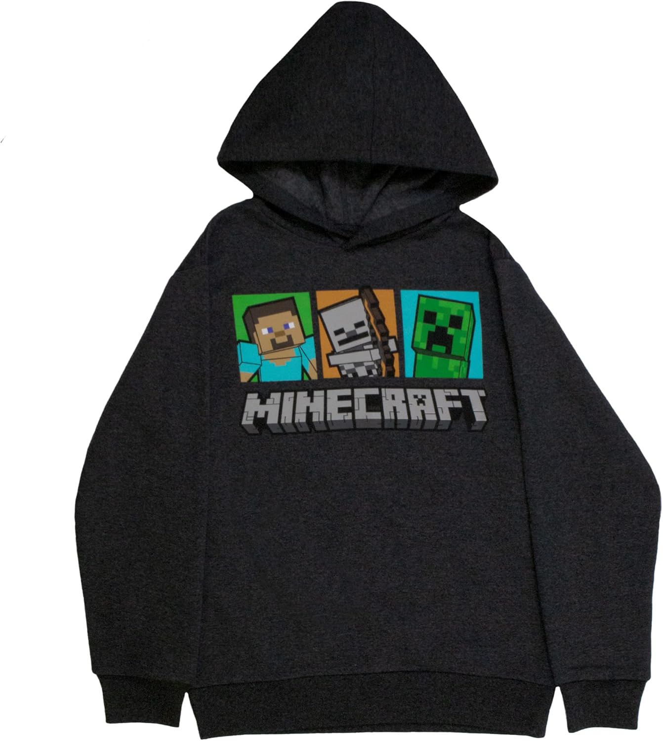 Miniatura 2 de Minecraft Paquete de 2 sudaderas con capucha y camiseta para niños, conjunto de sudadera con capucha y camiseta