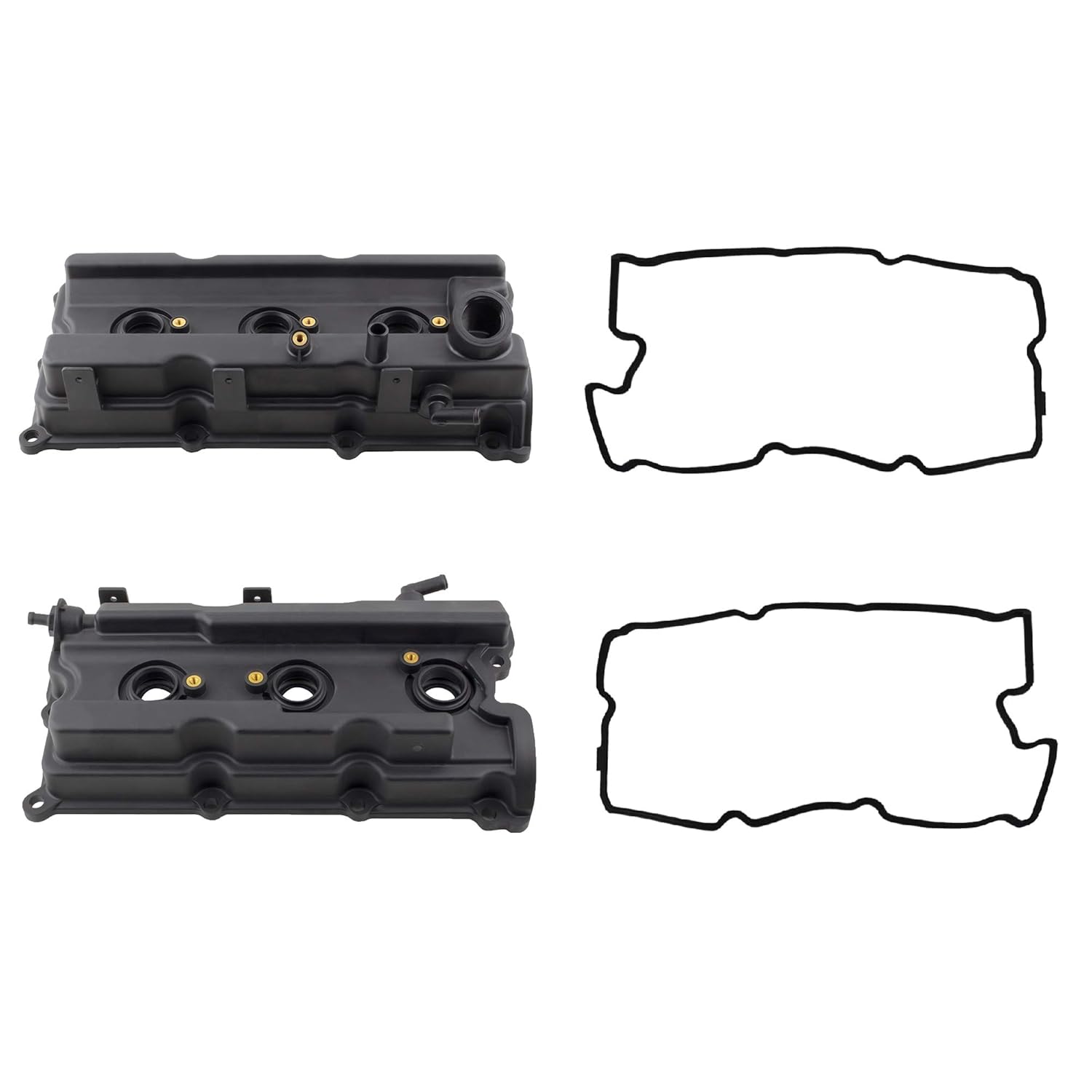 BOXI Left & Right Engine Valve Cover Gasket Replacement for Nissan Frontier 2005-2016/ NV1500 NV2500 NV3500 2012-2016/ Pathfinder 2005-2012/ Xterra 2005-2015 (4.0L V6 ONLY) | 13264-EA200 13264-EA210