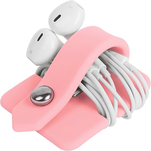 Miniatura 4 de Organizador de cable para auriculares, envoltura de auriculares, gestor de cable de auriculares, carrete