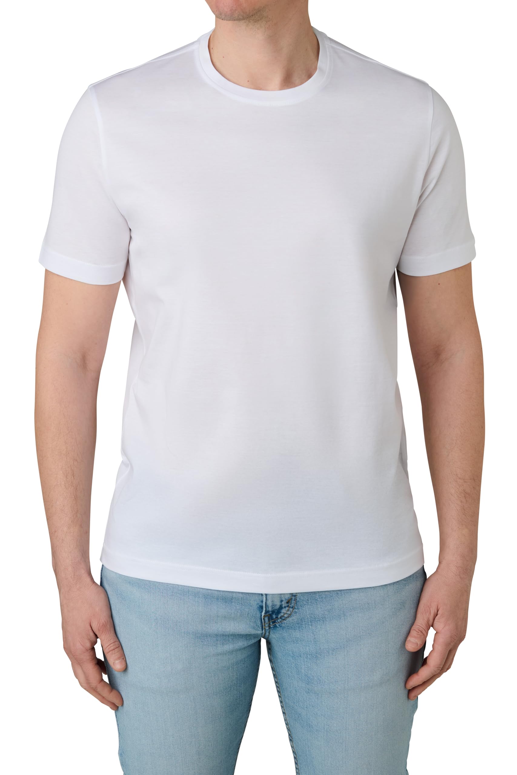 Nino Marini T-Shirt 100% Cotone Filo di Scozia vestibilità Classica. Maglia in Cotone Mercerizzato di altissima qualità. Lavorazione Jersey. MOD. G-0001