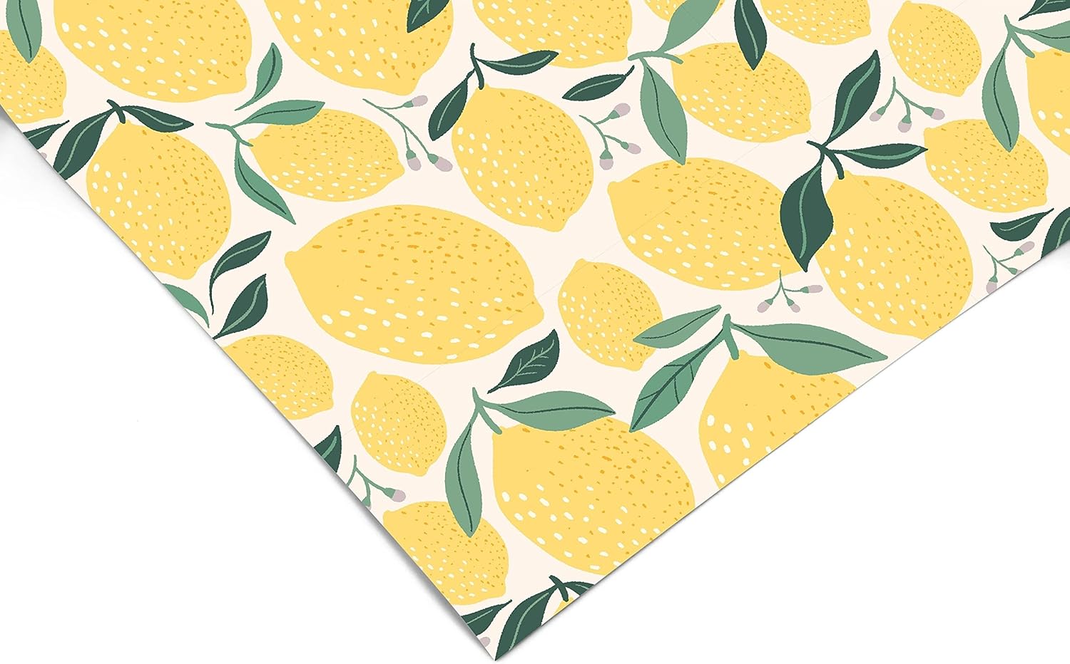 Lemons Decor Floral Contact Paper Peel And Stick Paper