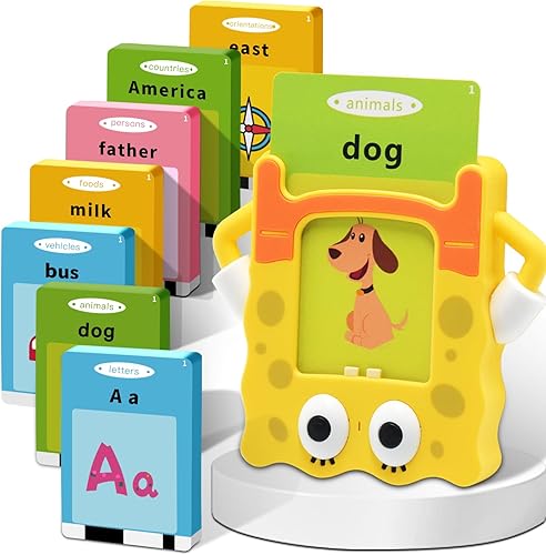 Miniatura 1 de 192 tarjetas didácticas para niños pequeños con 384 palabras visuales, juguetes Montessori para niños pequeños, juguetes de terapia del habla,