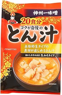神州 一味噌 コクが自慢のとん汁 生みそタイプ 20食 コストコ 豚汁