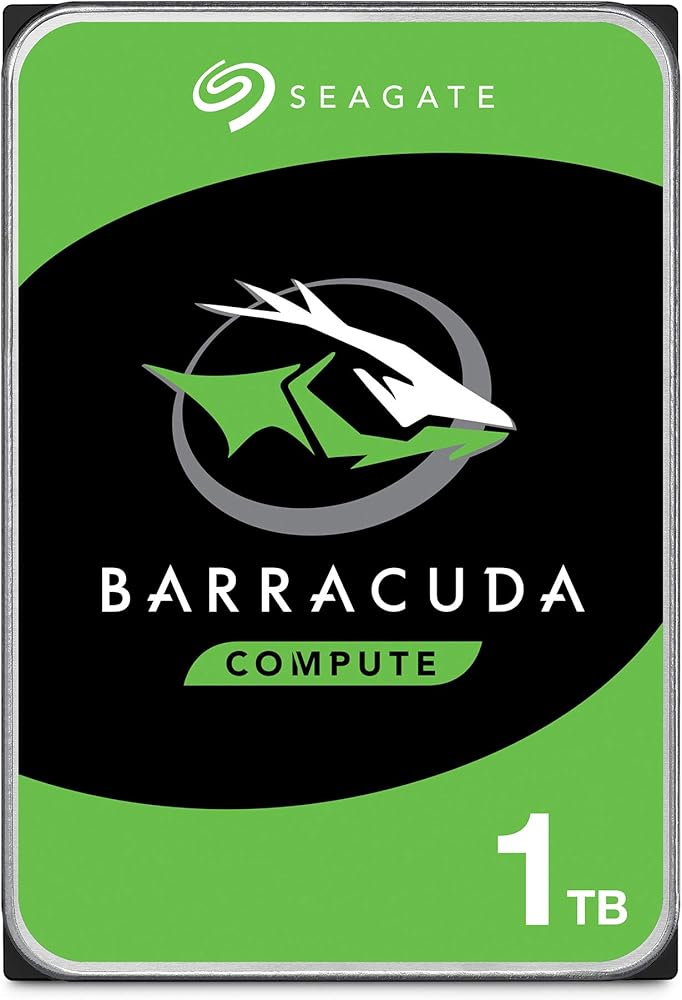 Seagate Bare Drives BarraCuda 1TB SATA 6Gb/s, 3.5" Internal Hard Drive with 7200 RPM & 64MB Cache - View 1