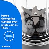 Nutribullet Ultra 1000, Blender Personnel, Mixeur pour Smoothies, Hachoir, Lames en Acier Inoxydable, Touches Tactiles, Tasse en Tritan de 900ml, Inclus Couvercle de voyage, 1000W, Gris (NB1004DGB) - 6