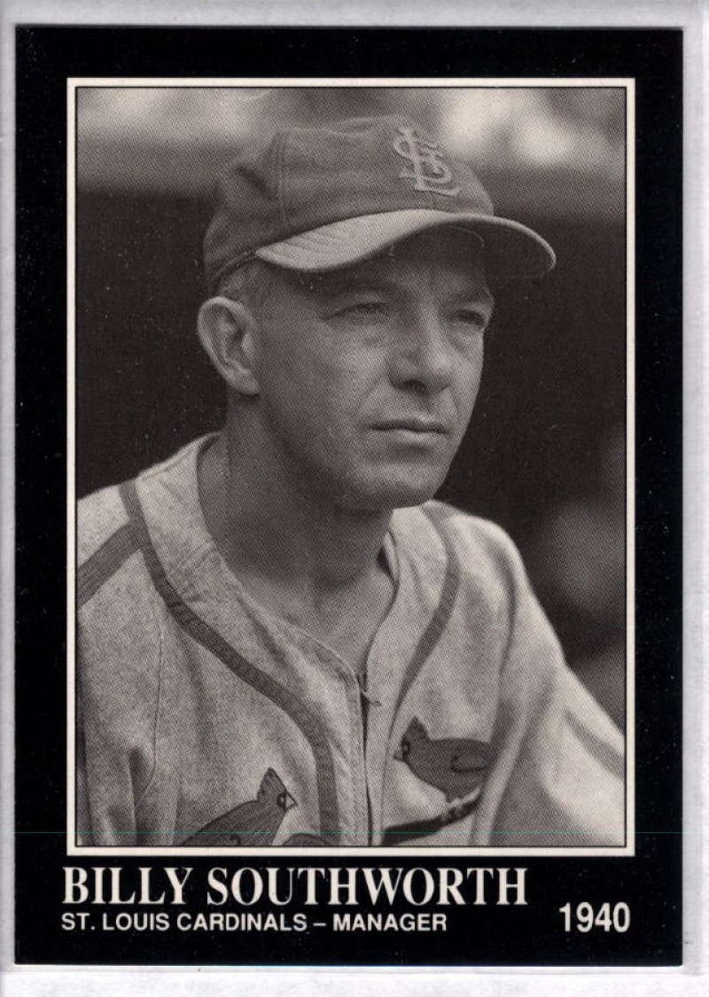 Baseball MLB 1991 Conlon Collection #89 Billy Southworth NM-MT Cardinals