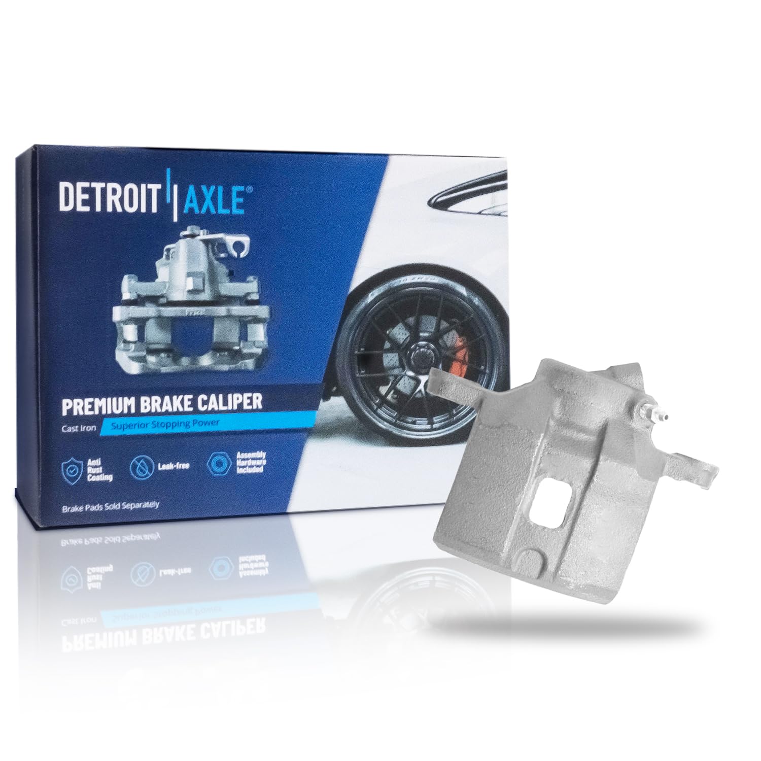 Detroit Axle - Front Left Brake Caliper for 1989-1993 Mitsubishi Galant