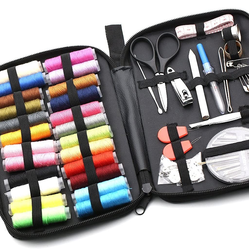 Mini Bolsa de Alambre para Agujas de Uso doméstico, pequeña Caja de Almacenamiento multifunción para Viajes, Juego de manuales portátil, Caja de Costura