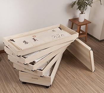 桐の衣装・着物収納用箱　5段＋蓋　キャスター付き　即購入OK 7300000hi0032-3.jpg