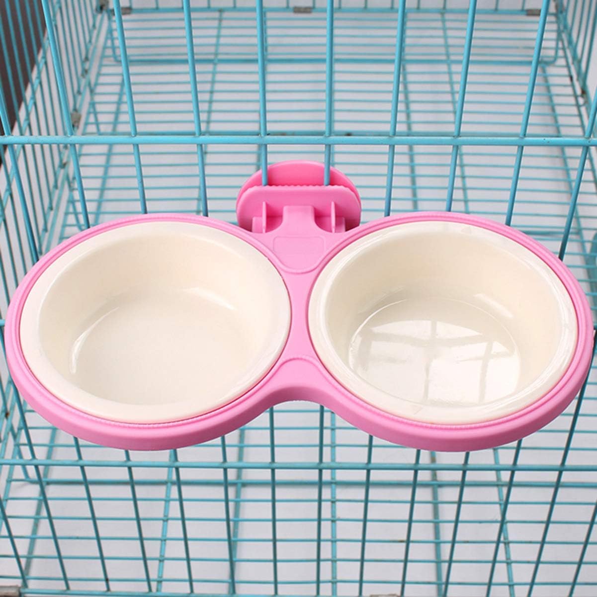 STOBOK 1pc Rabbit Water Bowl Rabbit Food Bowl Puppy Water Bowl Cage Hanging Bowl Pet Water Dispenser Bowl Bunny Water Bowl Dog Dishes Feeding Bowl Pet Bowl Dog Cage Fixed Bowl The Cat