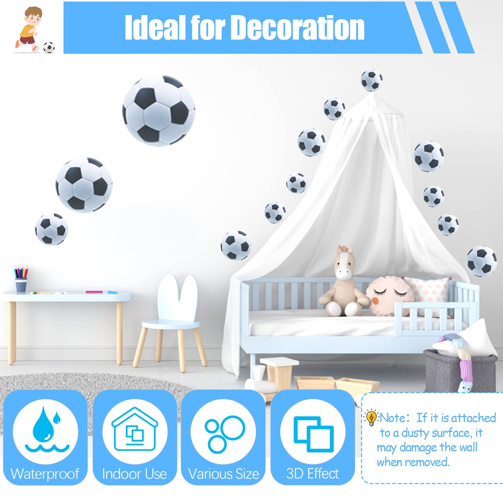 Bestlivings Adesivi Divertenti E Carini Da Attaccare, Fogli - Foto 12