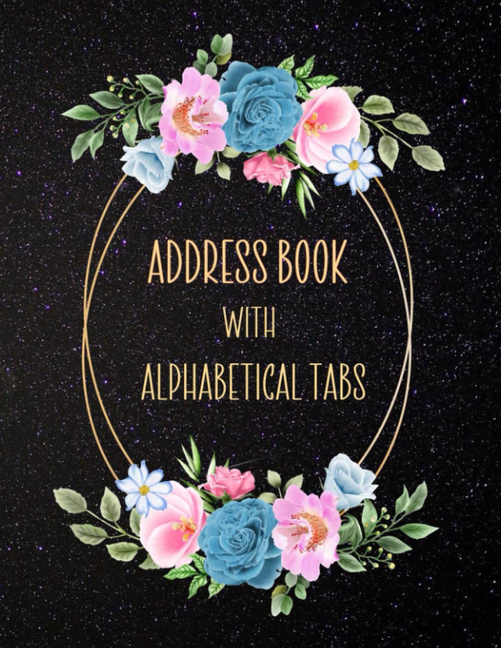 Address Book With Alphabetical Tabs: Large Print - Large Telephone Address Book for Seniors & Women, Work & Home Phone Numbers, Birthdays, Password