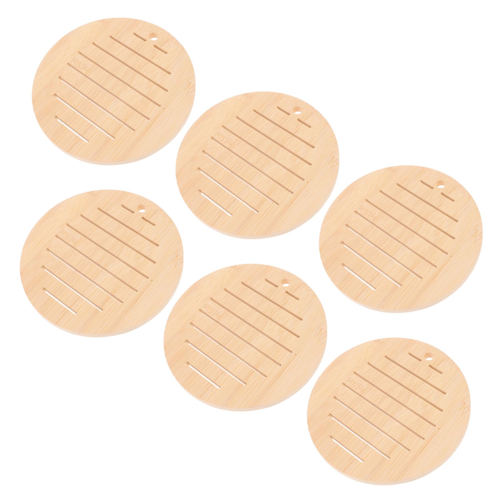 Dessous de plat antidérapants de cuisine thermiques pour pots chauds et tasses de table