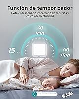 Vista 7 de wowatt: lámpara de techo recargable operada por batería, luz de sensor de movimiento para interiores, lámpara de ducha inalámbrica con mando a