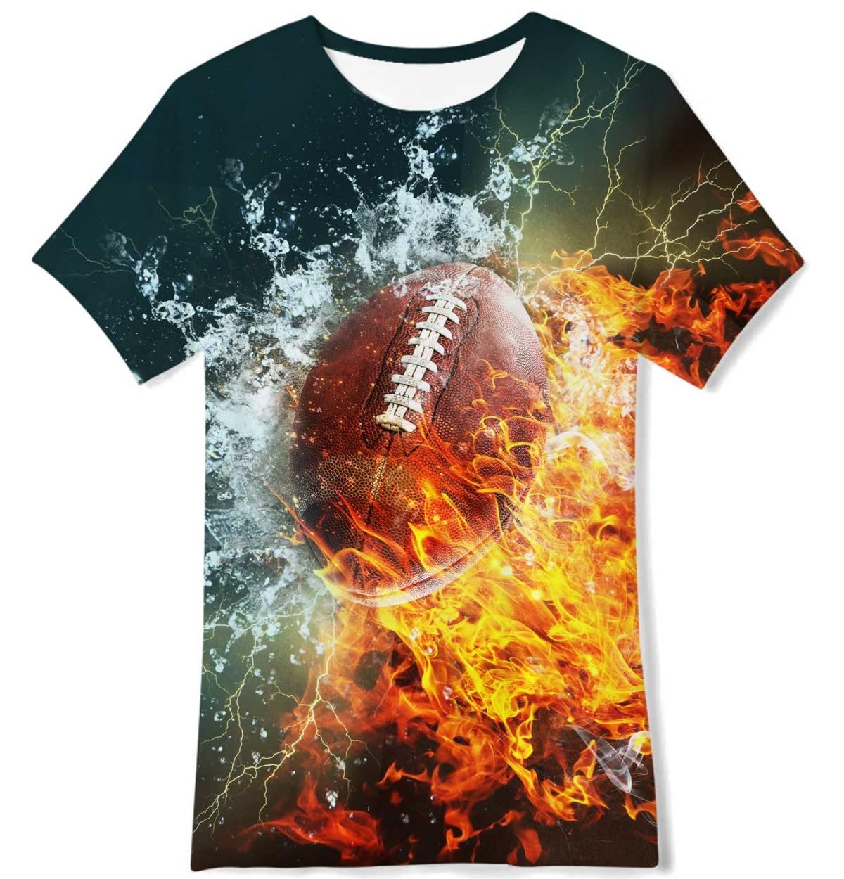 IdgreatimBoys T-Shirts Cool 3D Graphic Short Sleeve Tee Shirt 4-14 Years