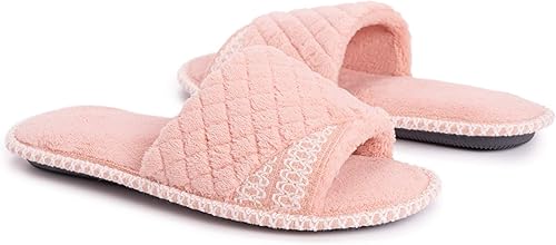 Miniatura 6 de MUK LUKS Pantuflas Sally Micro Chenille para mujer
