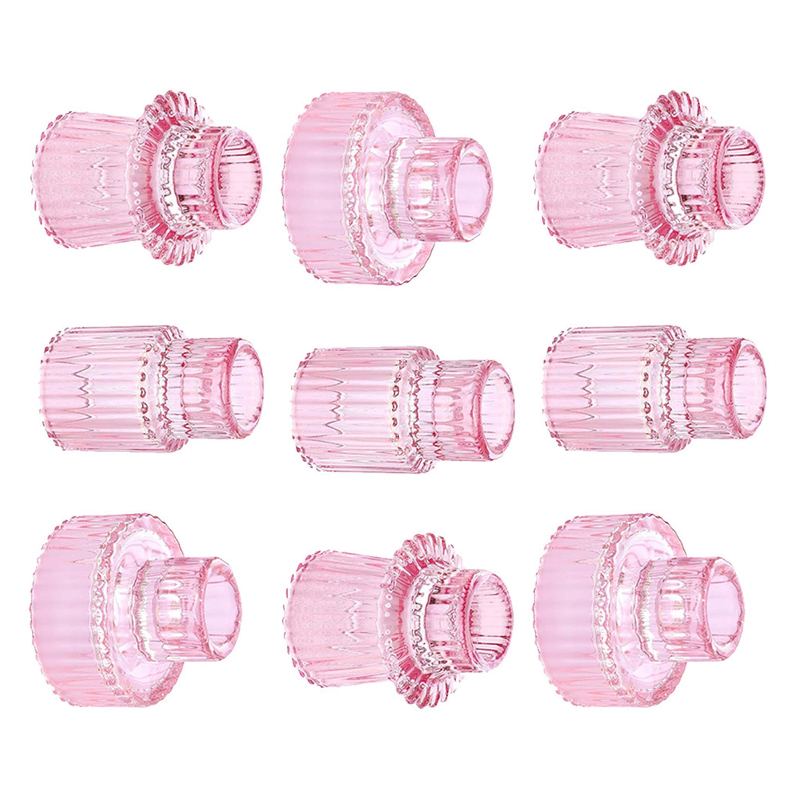 Holders Glass Candlestick Holders Clear Taper Candleholder for Table Centerpieces Stick Holder Decors Candleholder Centerpieces for Tables