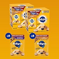 Vista 72 de PEDIGREE Choice Cuts in Gravy - Alimento húmedo en salsa para perros adultos, paquete de sabores surtidos, bolsas de 3.5oz, 24