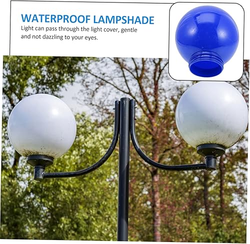Miniatura 6 de Pantalla de globo de repuesto, pantalla de cristal, lámpara colgante de cúpula, postes de luz para lámpara exterior, pantalla de repuesto pequeña,
