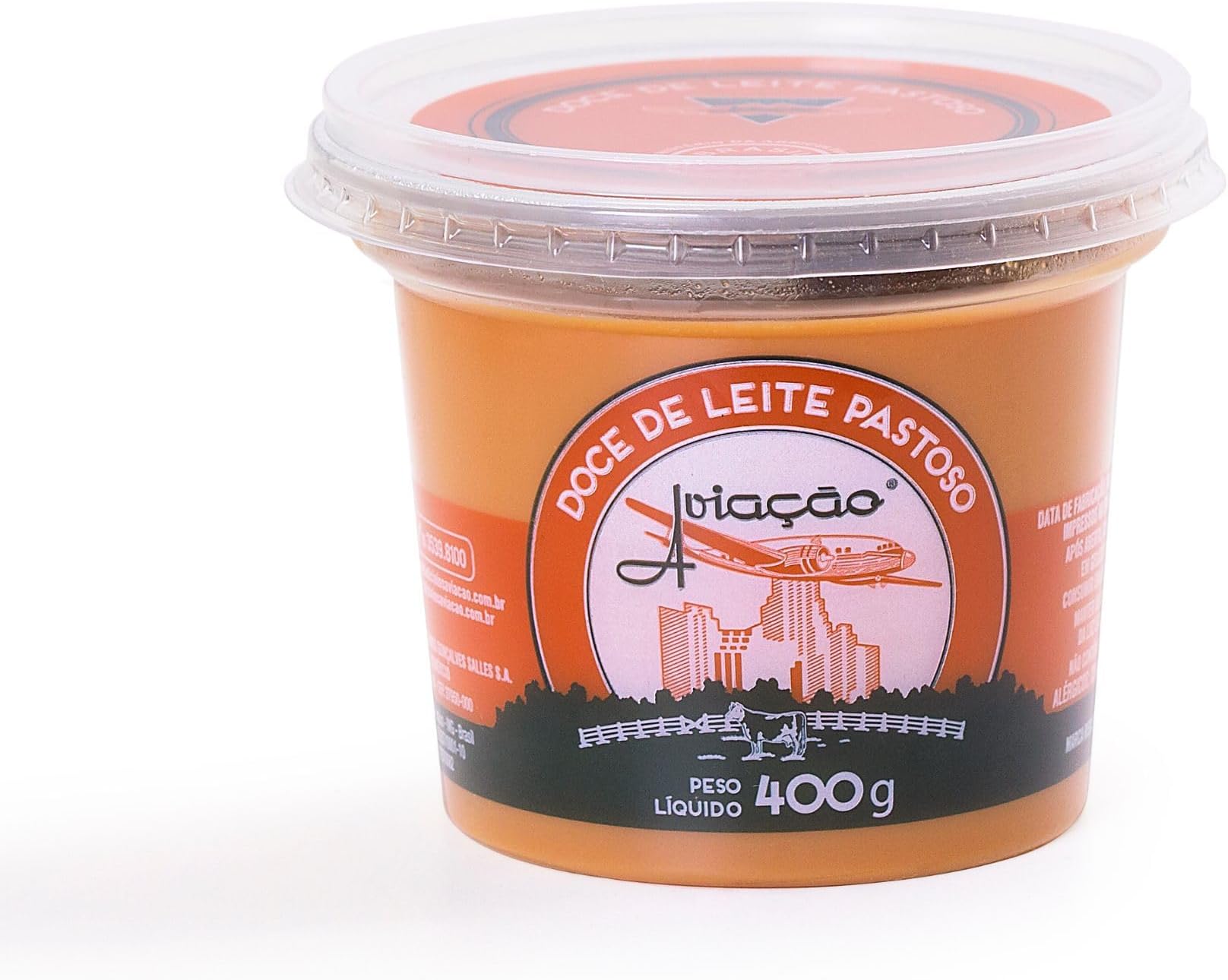 Caramel Dessert Topping - Doce de Leite Pastoso Aviacao Net Wt 400g