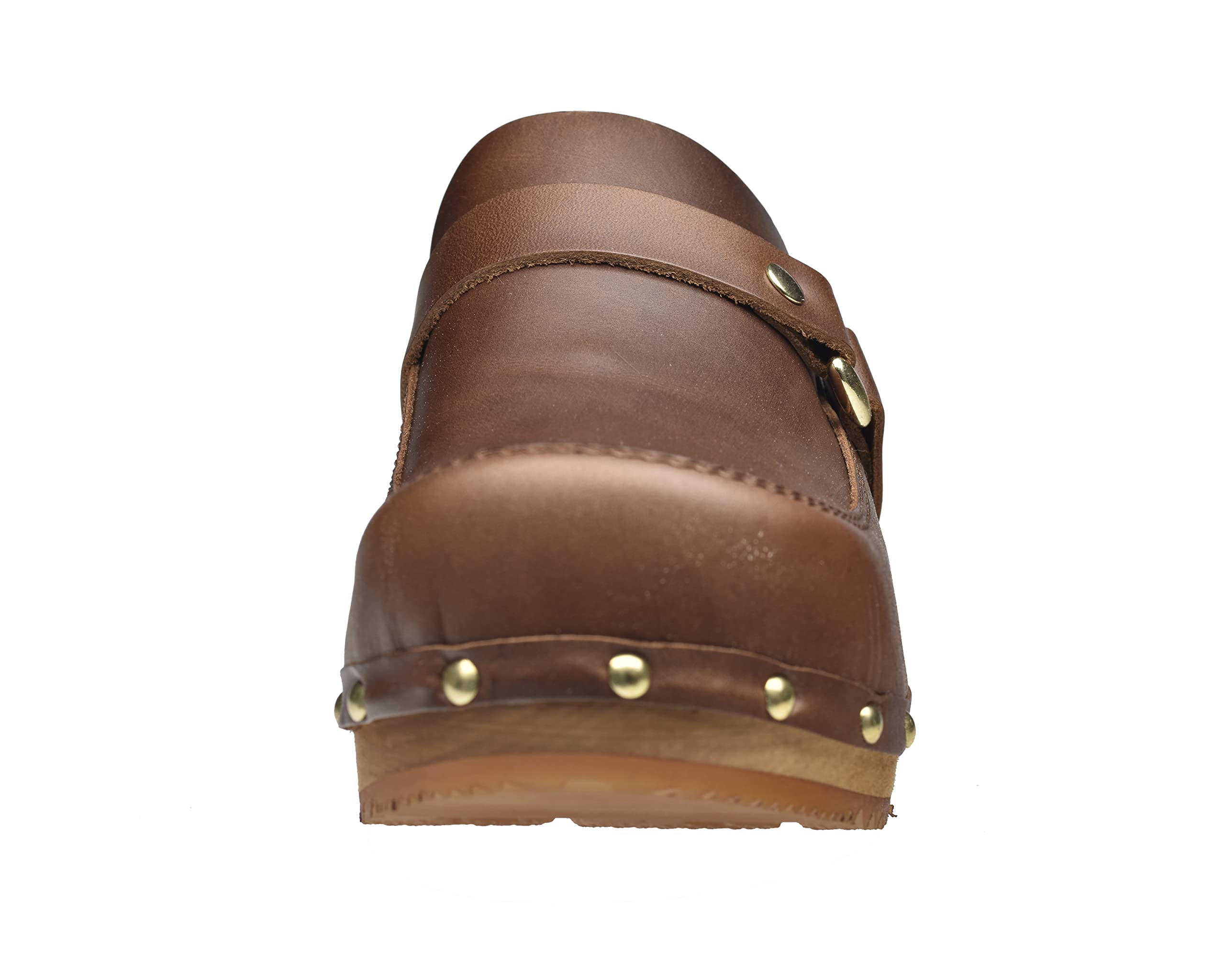 Sanita Lillen offener Clog, Braun, 40 EU