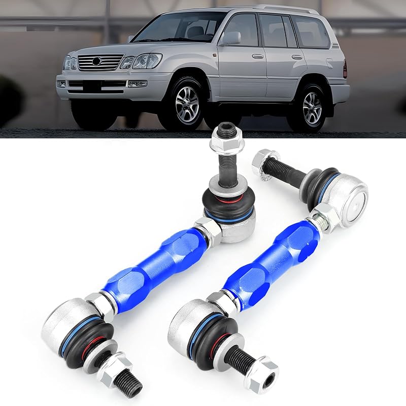 Links ajustáveis da barra estabilizadora dianteira TCHENPART K90683 K90677 para Toyota 4Runner, FJ Cruiser e Lexus GX470 – 140 a 160 mm