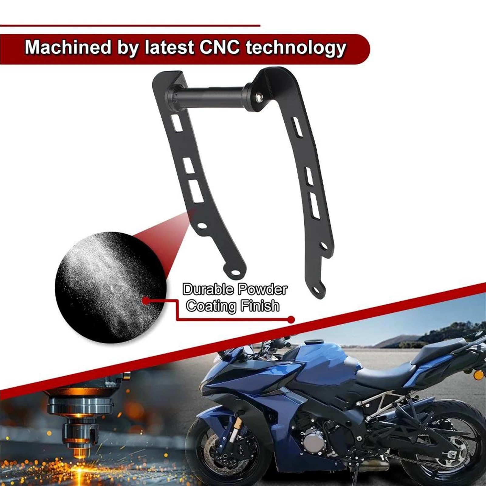 YESKIT Support Téléphone Navigation Moto Plaque GPS pour Suzuki GSX-S1000 GT pour Plus 2022 – 2024 Arceau sécurité